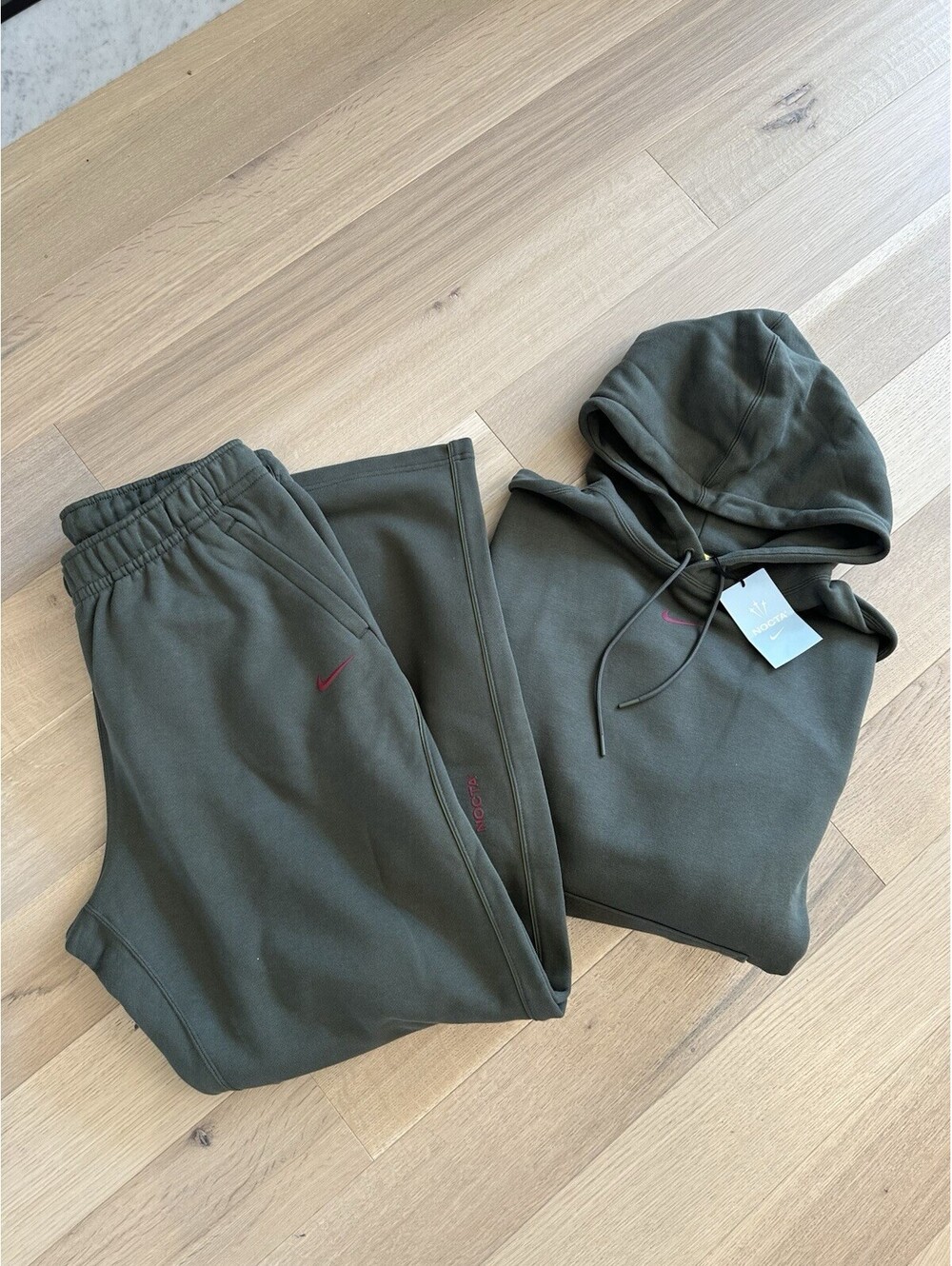 Nike Nocta A.W.R Loose Fit Sweatsuit (Pants XL, Hoodie XL ) Green
